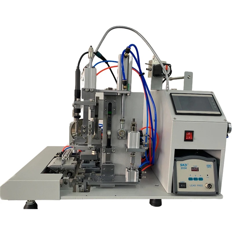 Intelligent Semi-Automatic USB Cable Stripping & Soldering Machine - Image 3