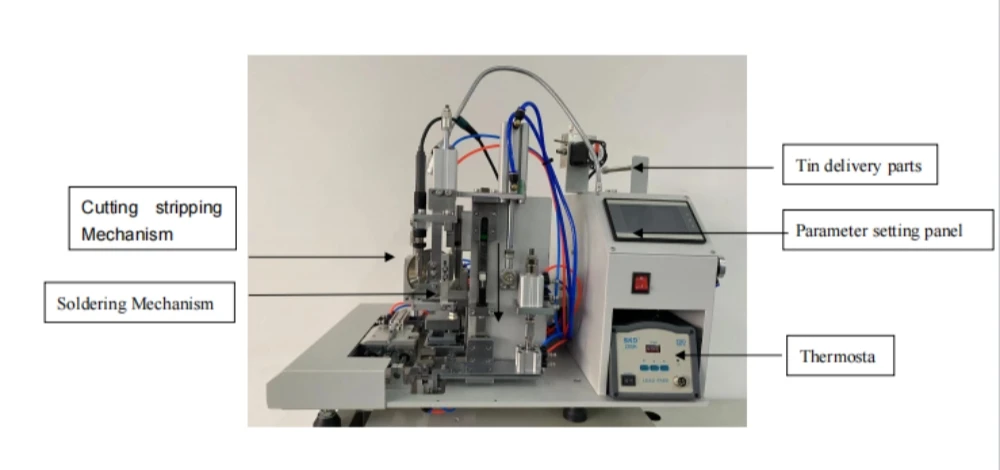 Semi Automatic Pneumatic Wire Stripping & Soldering Machine - Image 5